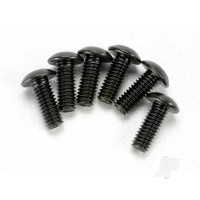 Screws, 4x12mm button-head machine (hex drive) (6 pcs)