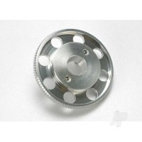 Flywheel, (larger, knurled for use with starter boxes) (TRX 2.5 and TRX 2.5R) (Silver anodised)