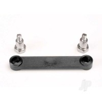 Moulded drag link with screws
