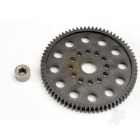 Spur gear (72-Tooth) (32-pitch) with bushing