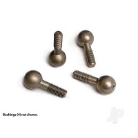 Pivot balls, Hard-anodised 7075-T6 aluminium (4 pcs) / pivot ball cap bushings (4 pcs)