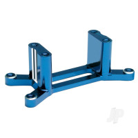 Engine mount, machined 6061-T6 aluminium (Blue) (with screws) (Maxx Series)