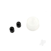 Rebuild kit, fuel filler bottle (includes bottle lid (1pc) and dispensing tube caps, rubber (2 pcs) (fits 8mm or 5 / 16in dispensing tube))