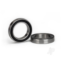 Ball bearings, Black rubber sealed (17x26x5mm) (2 pcs)