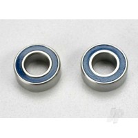 Ball bearings, Blue rubber sealed (5x10x4mm) (2 pcs)