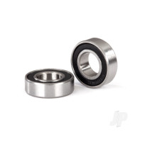 Ball bearings, Black rubber sealed (8x16x5mm) (2 pcs)