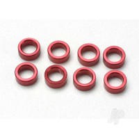 Spacer, pushrod (Aluminium, Red) (use with 5318 or 5318X pushrod and 5358 progressive 2 rockers) (8 pcs)