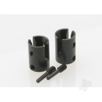 Drive cups, inner (2 pcs) Revo (Steel constant-velocity driveshafts) / screw pin, M4 / 15 (2 pcs) (for use only with 5333R adjustable wheelbase Rear suspension arms)