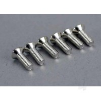 Screws, 2.6x8mm countersunk machine (6 pcs)