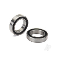 Ball bearing, Black rubber sealed (20x32x7mm) (2 pcs)