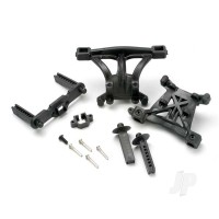 Body mounts, Front & Rear / Body mount posts, Front & Rear / 2.5x18mm screw pins (4 pcs) / 4x10mm BCS (1pc)