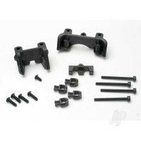 Shock mounts (Front & Rear) / wire clip (1pc) / Chassis wire clips (4 pcs) / 3x32mm CS (4 pcs) / 3x6mm BCS (1pc)