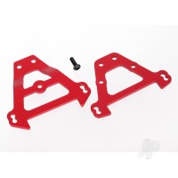 Bulkhead, tie bars, Front & Rear (Red-anodised aluminium)