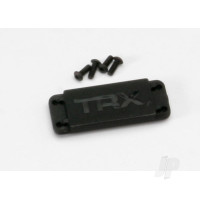 Cover plate, steering servo / 3x8 BCS (4 pcs)