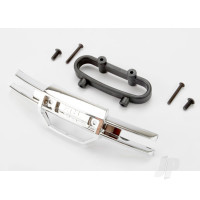 Bumper, Front (Chrome) / bumper mount, Front / 4x10mm BCS (2 pcs) / 3x25mm BCS (2 pcs)