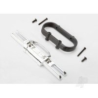 Bumper, Rear (Chrome) / bumper mount, Rear / 4x10mm BCS (2 pcs) / 3x25mm BCS (2 pcs)