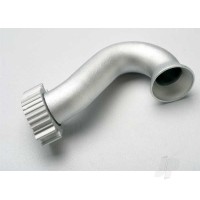 Header, exhaust (tubular aluminium, Silver-anodised) (TRX 2.5, 2.5R, 3.3)
