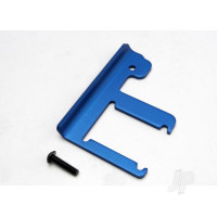 Chassis brace, Revo (3mm 6061-T6 aluminium) (Blue-anodised) / 4x16mm BCS