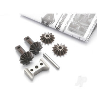 Gear Set, Differential (output gears (2 pcs) / spider gears (2 pcs) / spider gear shaft / diff carrier support)