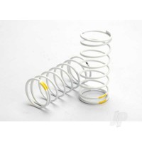 Spring, shock (White) (GTR) (Front 0.7 Yellow) (1 pair)