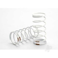 Spring, shock (White) (GTR) (Rear) (1.0 rate Tan) (1 pair)