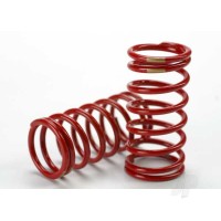 Spring, shock (Red) (GTR) (3.8 rate Gold) (1 pair)