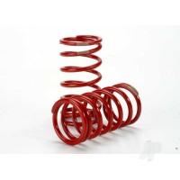 Spring, shock (Red) (GTR) (4.1 rate Tan) (1 pair)