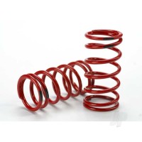 Spring, shock (Red) (GTR) (4.4 rate Black) (1 pair)