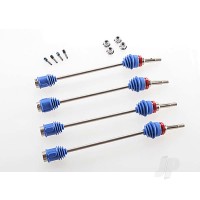 Driveshafts, Revo / Maxx (Steel constant-velocity) (assembled with inner & outer dust boots) (for models with sealed pivot ball suspension & 3.8'' wheels) (4 pcs)