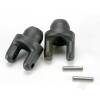 Yokes, stub axle (2 pcs) / pins (2 pcs)