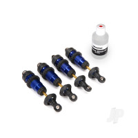 Shocks, GTR aluminium, Blue-anodised bodies with TiN shafts (fully assembled without springs) (4)