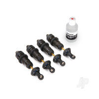Shocks, GTR Hard-anodised, PTFE-coated aluminium bodies with TiN shafts (fully assembled without springs) (4 pcs)