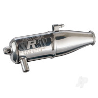 Tuned pipe, Resonator, R.O.A.R. legal (dual-chamber, enhances mid to high-rpm power) (for Jato, N. Rustler, N. 4-Tec with TRX Racing Engines)