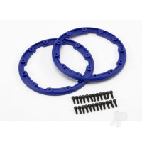 Sidewall protector, beadlock style (Blue) (2 pcs) / 2.5x8mm CS (24) (for use with Geode wheels)