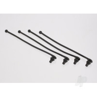 Body clip retainer, Black (4 pcs)