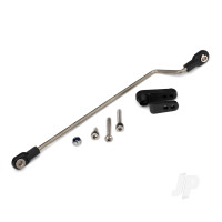 Rudder pushrod, assembled / servo horn / 3x18mm BCS (stainless) (1pc) / 3x15mm CS (stainless) (1pc) / 3x6mm CS (stainless) (1pc) / NL 3.0 (1pc)