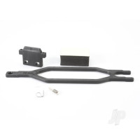 Hold down, battery / hold down retainer / battery post / foam spacer / angled Body clip