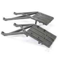 Skid plates, Front & Rear (Black)