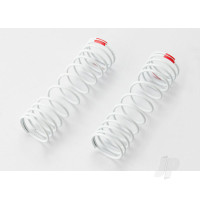 Springs, Front (White) (progressive rate) (2 pcs) (fits #5862 aluminium Big Bore shocks)