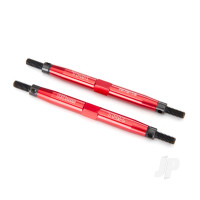 Toe links, Slayer Pro 4X4 (Tubes 7075-T6 aluminium, Red) (88mm, fits Front or Rear) (2 pcs) / rod ends, Rear (4 pcs) / rod ends, Front (4 pcs) / wrench (1pc)