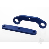 Bulkhead, tie bars, Front & Rear, aluminium (Blue-anodised)