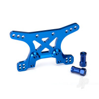 Shock tower, Front, 7075-T6 aluminium (Blue-anodised)