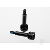 Stub axle, Rear, 6mm (Steel-splined constant-velocity driveshaft) (2 pcs)