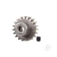 Gear, 19-T pinion (1.0 metric pitch) (fits 5mm shaft)/ set screw (for use only with steel spur gears)