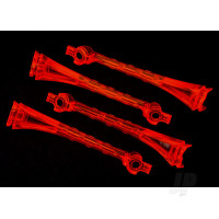 LED lens, Orange (4 pcs)