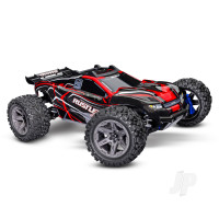 Rustler 1:10 4WD RTR Stadium Truck, Red (+ TQ 2-ch, BL-2S, 3300Kv, 2S LiPo, USB-C Charger)