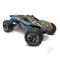 Rustler HD 1:10 4WD RTR Monster Truck, Orange (+ TQi 2-ch, TSM, VXL-3s, Velineon 3500Kv, Extreme HD Kit, Clipless ProGraphix Body)