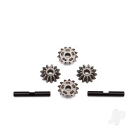 Gear Set, centre Differential (output gears (2 pcs) / spider gears (4 pcs) / spider gear shaft (2 pcs))