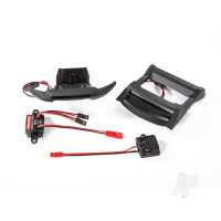 LED light set, complete (includes bumper with LED lights, roof skid plate with LED lights, 3-volt accessory power supply, and power tap connector (with cable) (fits #6717 body)