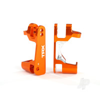 Caster blocks (C-Hubs), 6061-T6 aluminium (Orange-anodised) (left & right)